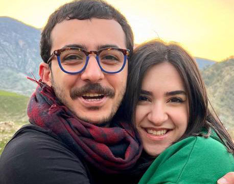 (عکس) تونل زمان؛ علی شادمان و گلشیفته فراهانی در پشت صحنه «میم مثل مادر»؛ ۱۹ سال پیش