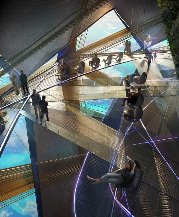 (تصاویر) نقشه جاهطلبانه یک معمار برای ساخت آسانسور فضایی قشه جاهطلبانه یک آسانسور فضایی