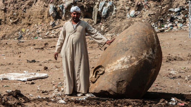 نیمه گمشده مجسمه رامسس دوم سرانجام کشف شد