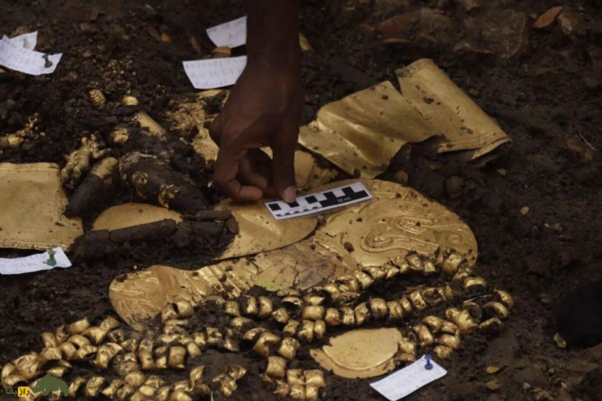 کشف باورنکردنی مقبره ۱۲۰۰ ساله مملو از طلا