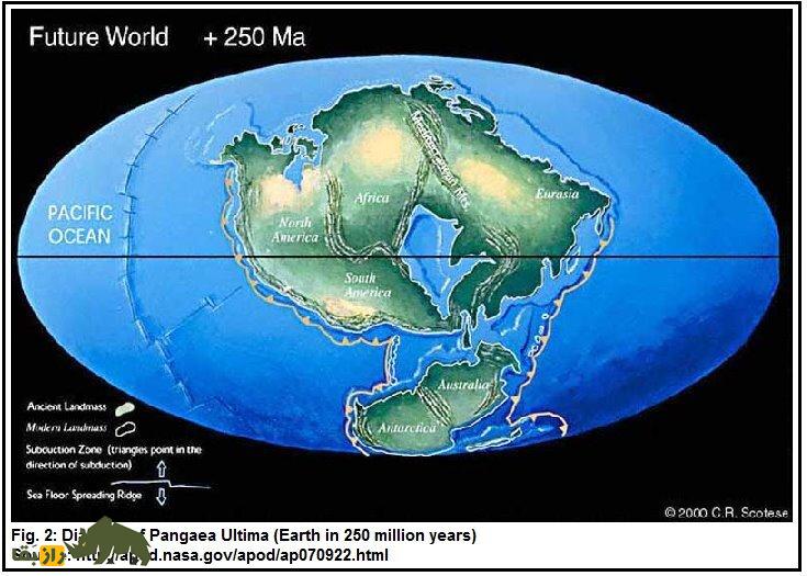 سیاره زمین در ۲۵۰ میلیون سال آینده چه شکلی می‌شود؟/ دریاهای ایران از بین می‌روند!