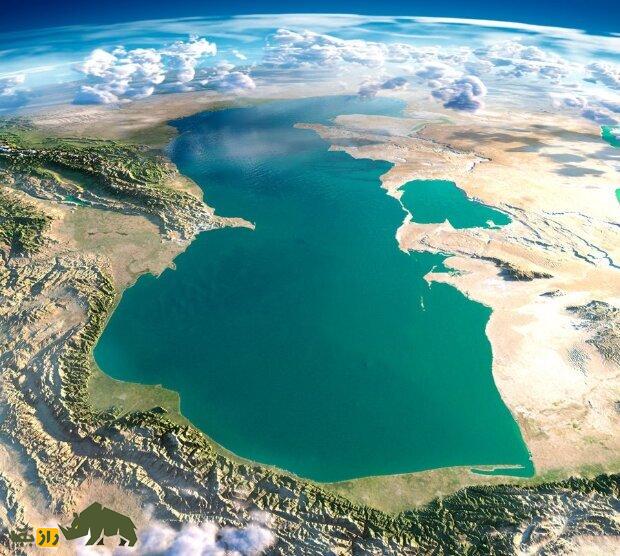 چرا دریای خزر «جزر و مد» ندارد؟ تصویر هوایی از دریای خزر