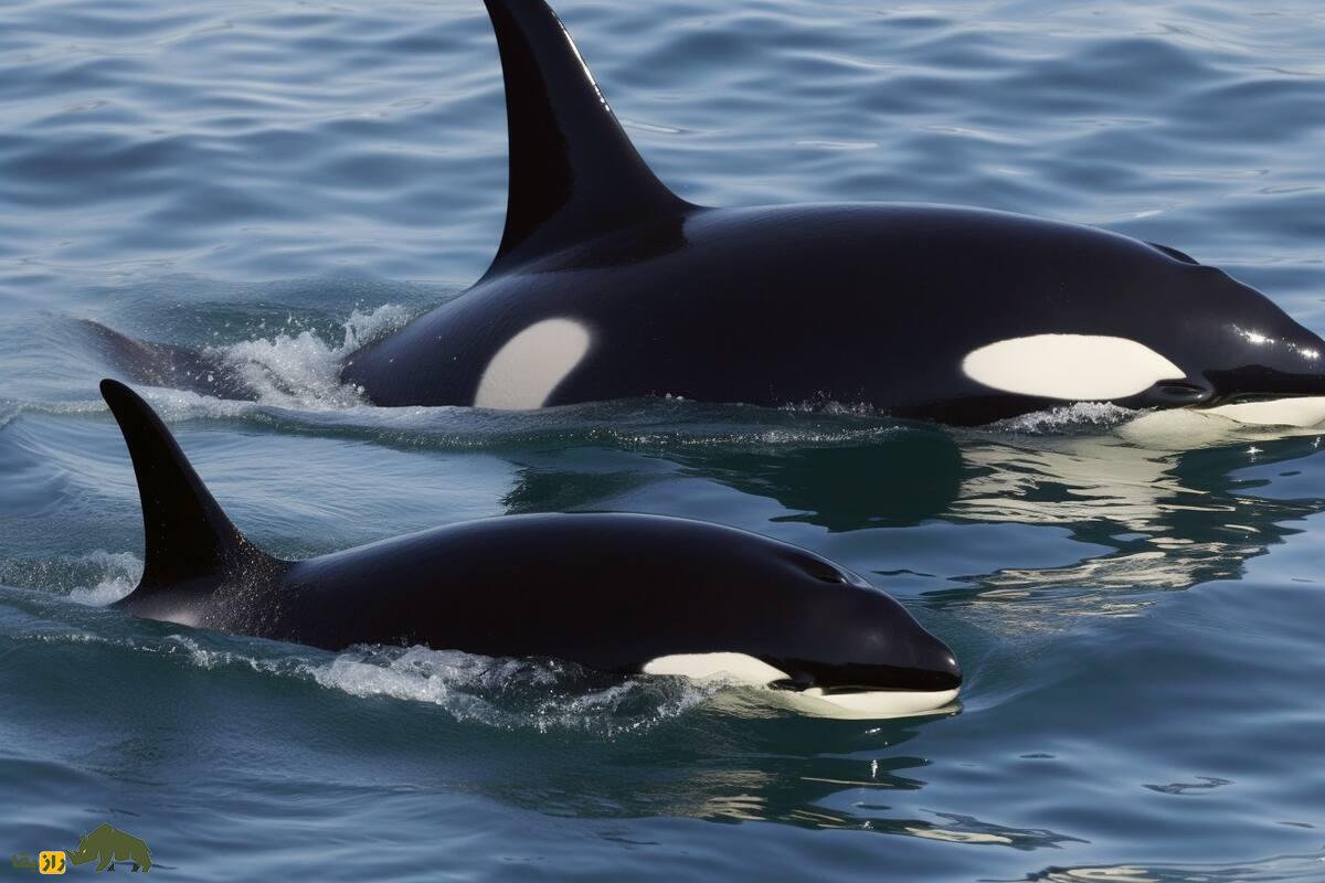 آیا حیوانات مرگ، غم و اندوه را میفهمند؟ دو نهنگ قاتل در دریا