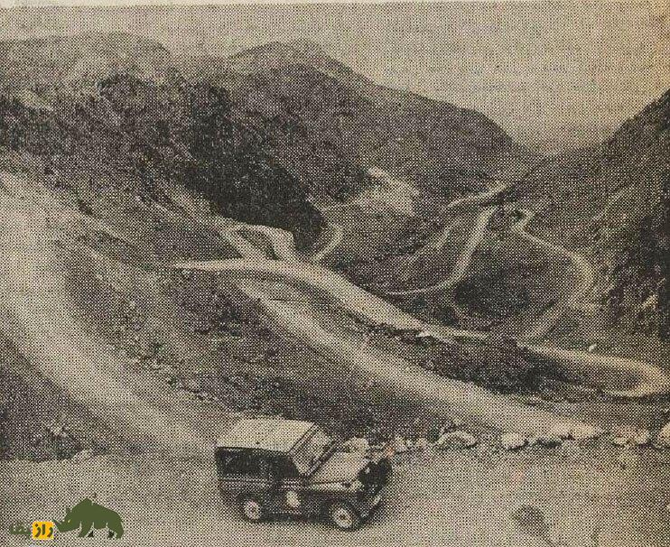 قهرمانان گمنام جاده چالوس؛ چه کسانی زیباترین، سختترین و پیچیدهترین جاده ایران را ساختند؟ تصویری قدیمی از جاده چالوس