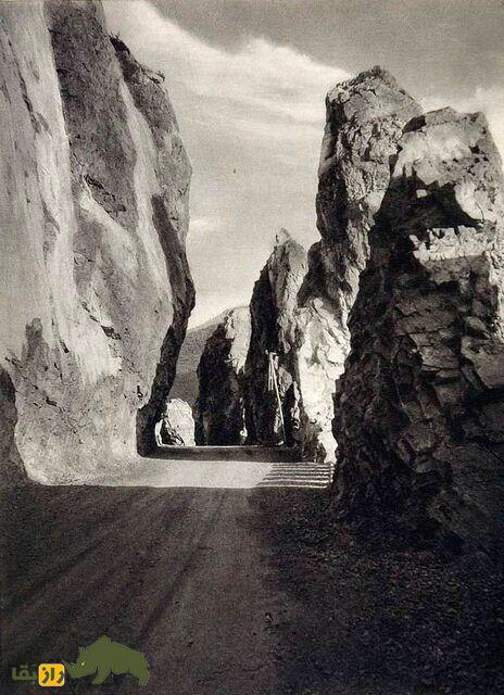 قهرمانان گمنام جاده چالوس؛ چه کسانی زیباترین، سختترین و پیچیدهترین جاده ایران را ساختند؟ تصویری قدیمی از جاده چالوس