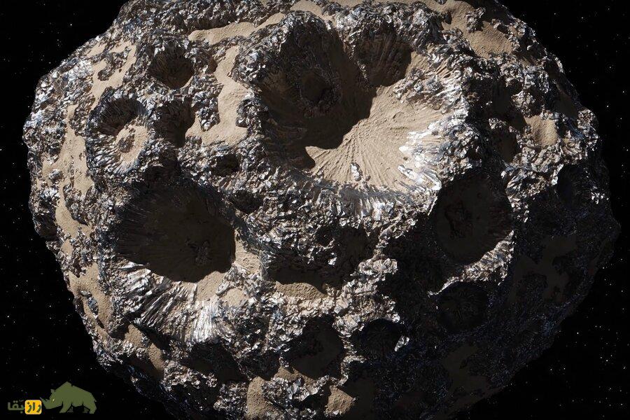 بزرگترین گنج کیهان؛ چند هزار تن طلای شناور بالای سر زمین در چرخش است! سیارک سایکی