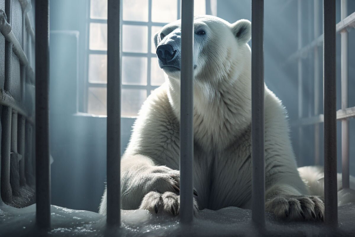 چرا خرس‌های قطبی کانادا به زندان فرستاده می‌شوند؟
