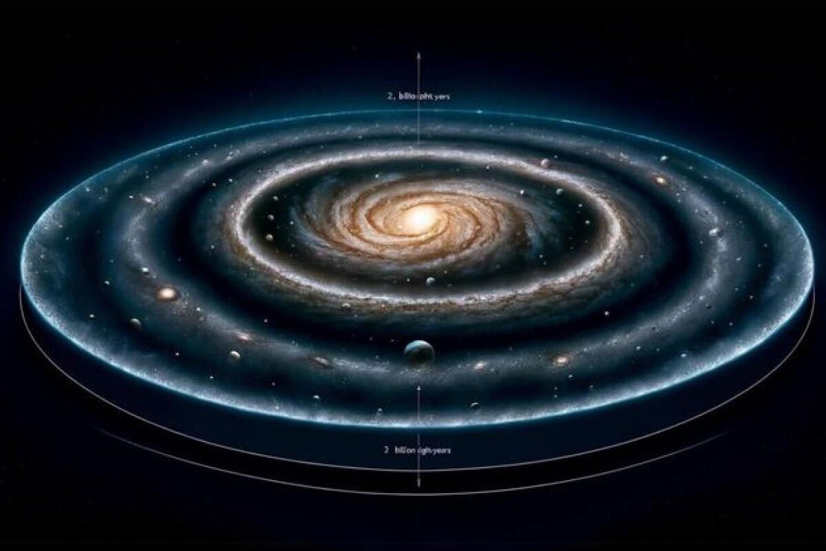 کهکشان راه شیری در مرکز یک حفره خالی به ابعاد دو میلیارد سال نوری قرار گرفته است!