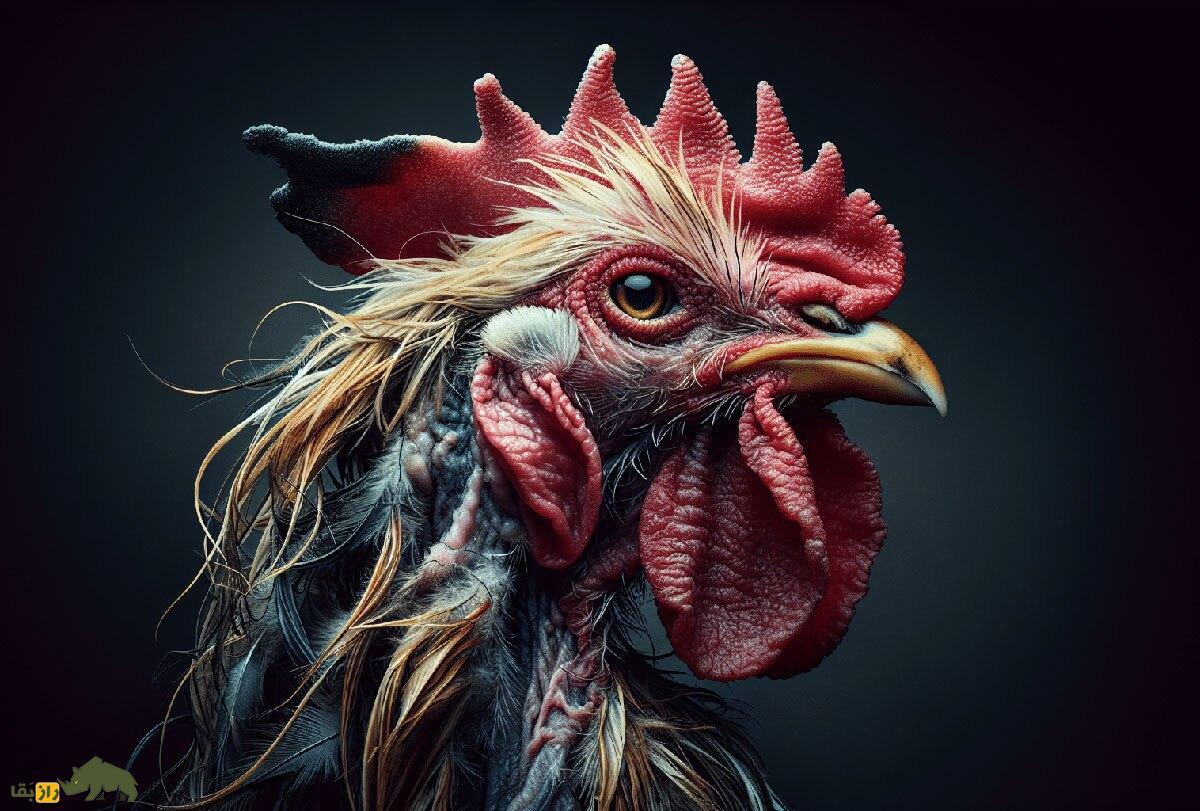 چرا خروس‌ها «غبغب» و تاج دارند؟