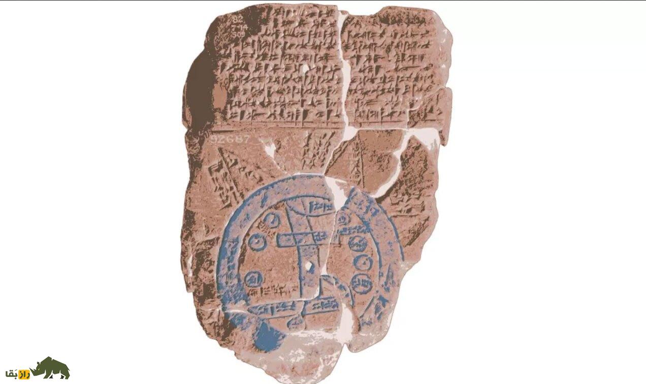 قدیمی‌ترین نقشه جهان با تصویری از رشته‌ کوه زاگرس کشف شد