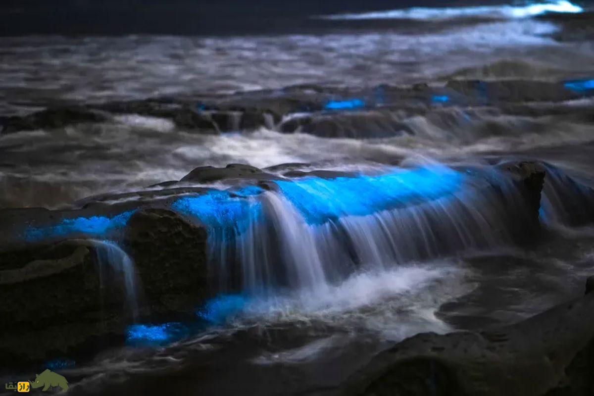 شب‌های جادویی هرمز و چابهار: رقص امواج آبی درخشان زیر نور ستارگان