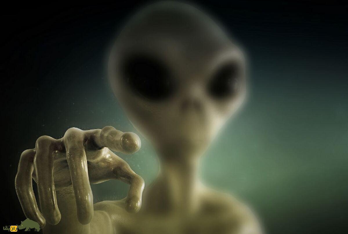 چهره یک موجود فضایی