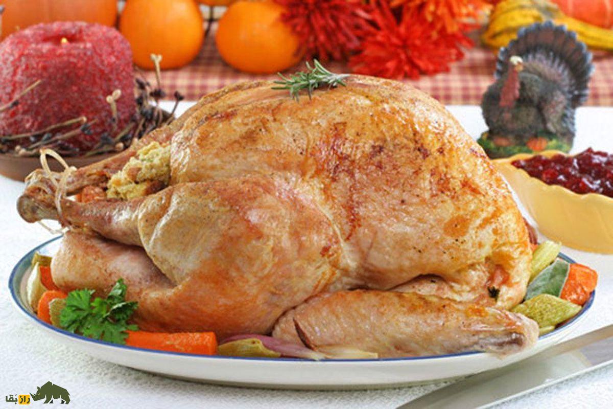 ۱۰ حقیقت شگفتانگیز درباره بوقلمونها ۱۰بوقلمون پخته شده به عنوان غذا