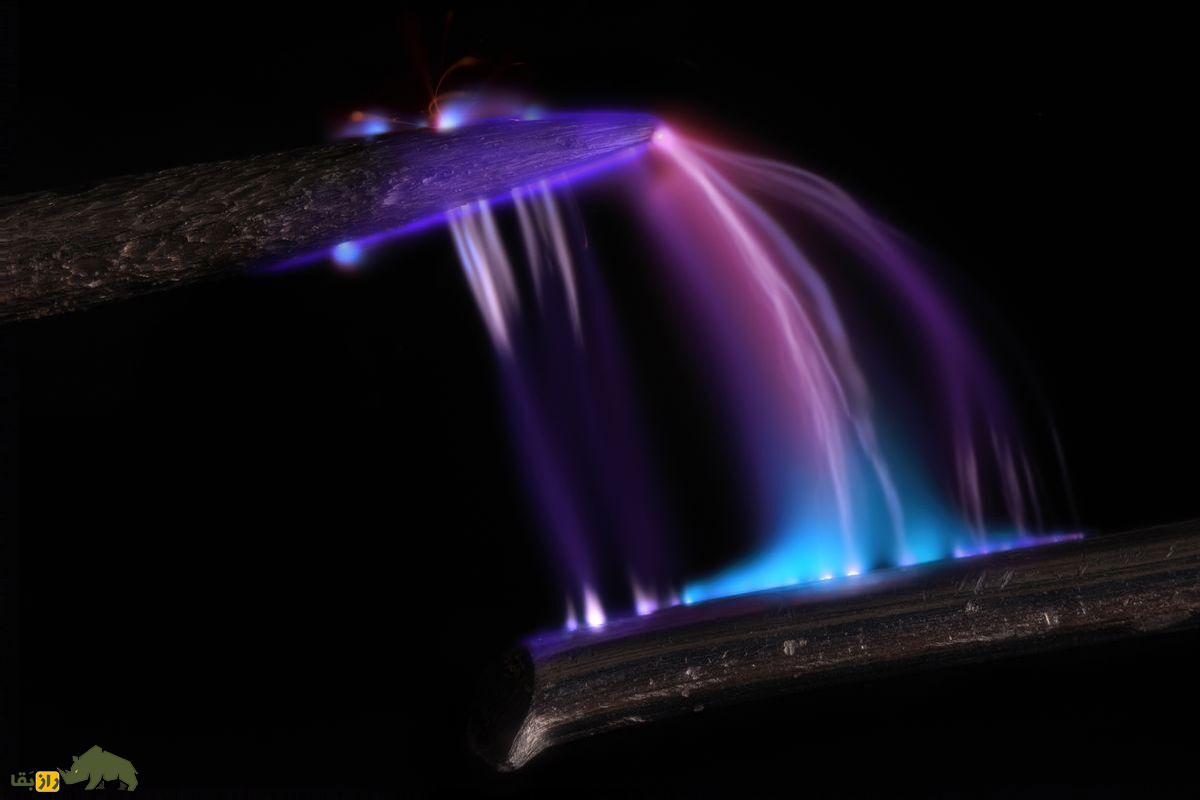 عکس میکروسکوپی قوس الکتریکی