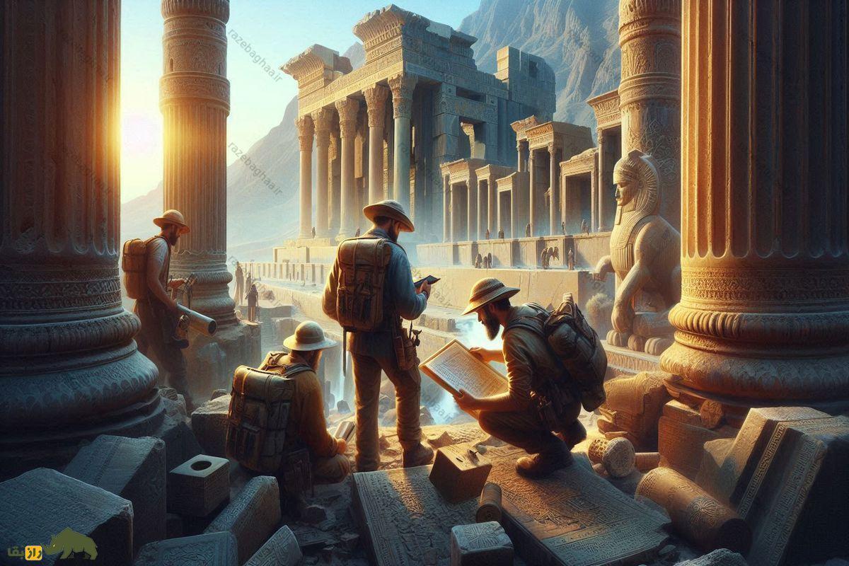 کاوش تخت جمشید