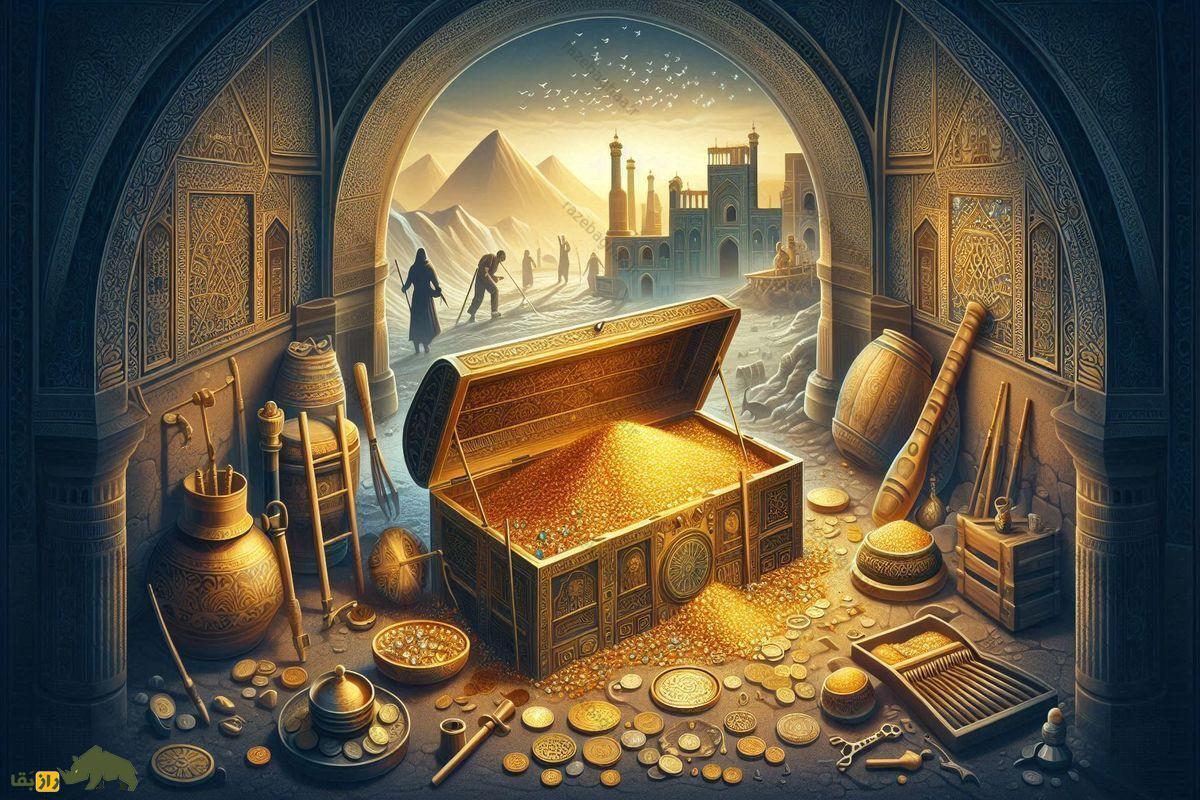 گنج پنهان شده در همدان