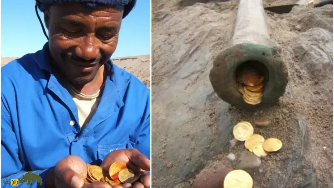 کشف تکان‌دهنده کشتی «بوم جیزز»؛ یک کشتی پر از طلا، سکه و عاج در دل صحرا پیدا شد!