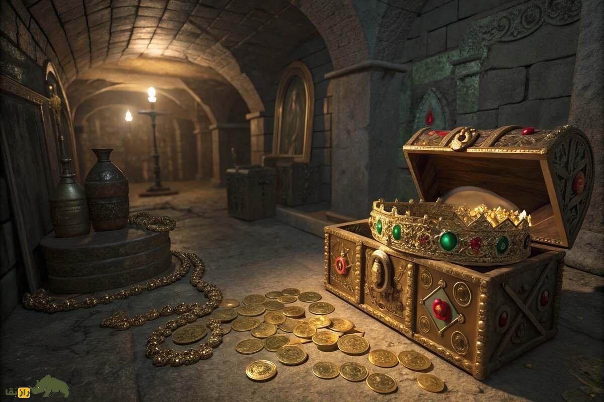 راز گنج سیاه قاجار فاش شد! گنجینهای افسانهای از طلا و جواهرات که هنوز کشف نشده است راز گنج سیاه قاجار فاش شد! گنجینهای افسانهای از طلا و جواهرات که هنوز کشف نشده است