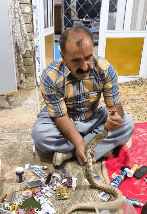 خداداد مروتی مارگیر معروف کرمانشاهی