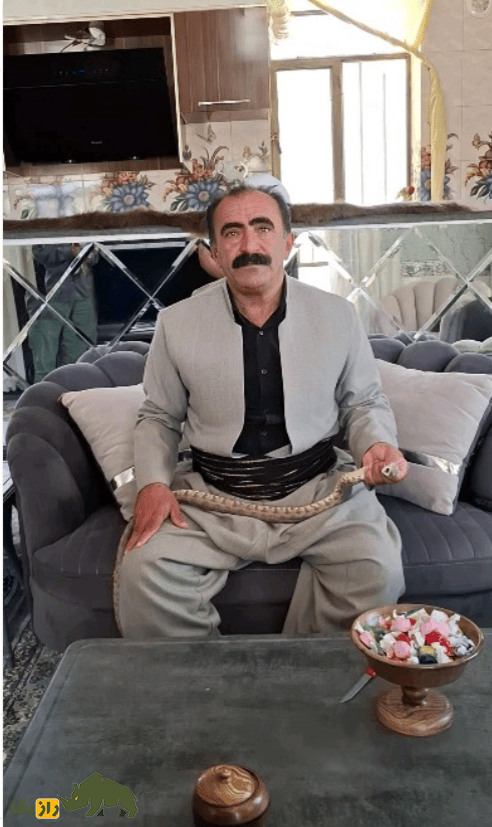 خداداد مروتی مارگیر معروف کرمانشاهی