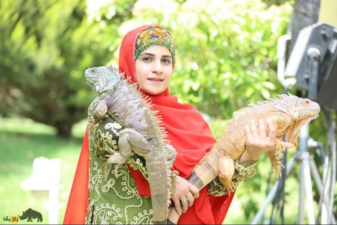 فائزه غلامی ارجنکی؛ ملکه مارهای ایران و رکورددار گینس که در سن ۱۱ سالگی ۱۲ ساعت با ۳۰ مار سمی زندگی کرد فائزه غلامی ارجنکی