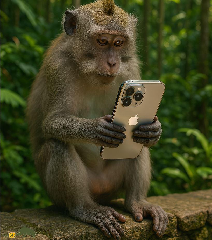 فیلمی جنجالی از میمونی که آیفون ۱۶ پرو مکس دارد! فیلمی جنجالی از میمونی که آیفون ۱۶ پرو مکس دارد!