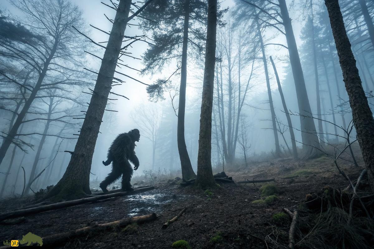 پاگندهی مازندرانی؛ موجود ترسناک دو متری در دل جنگل که بیش از ۲ متر قد دارد و پوشیده از پشم سیاه است پاگندهی مازندرانی