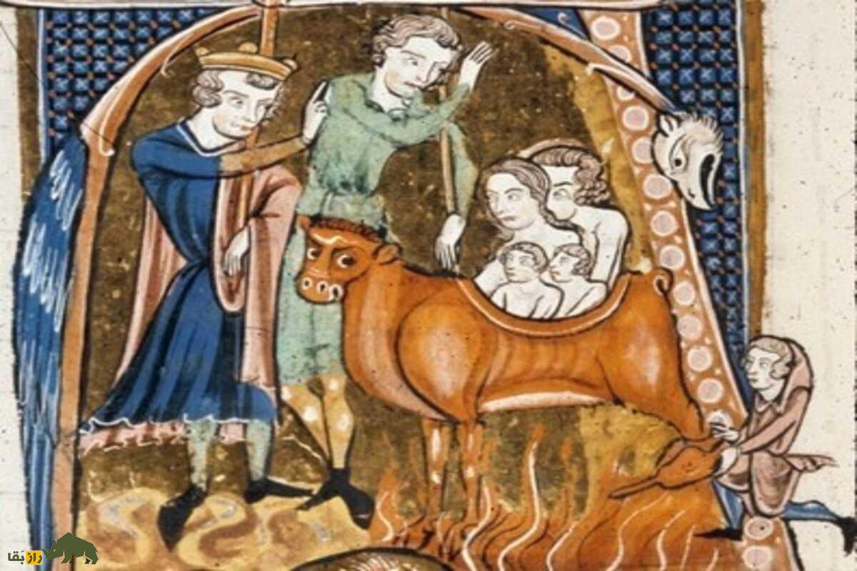 گاو برنجی؛ دستگاهی شیطانی برای سوزاندن انسانها به صورت زندهزنده با صدای نعرهوحشتناک مرگآور! گاو برنجی؛ دستگاهی شیطانی برای سوزاندن انسانها به صورت زندهزنده با صدای نعرهوحشتناک مرگآور!