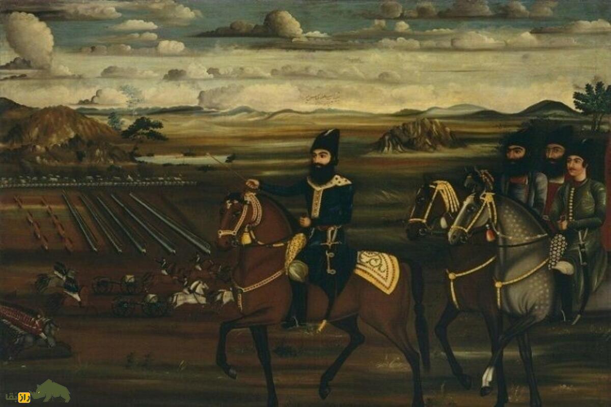 کدام پادشاه قاجار مقبره پادشاهان هخامنشی را تخریب کرد؟