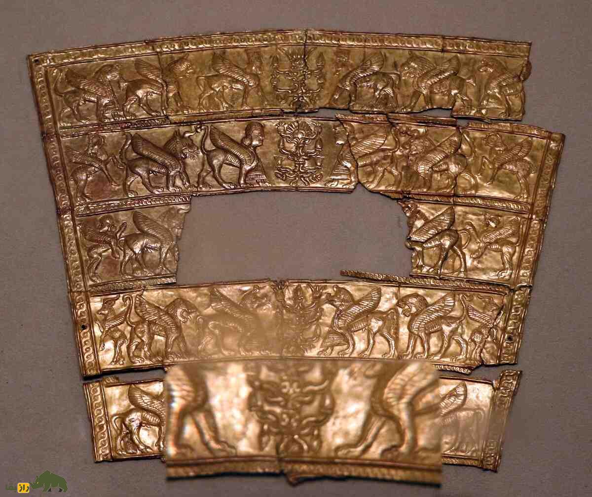 پلاک طلایی زیویه