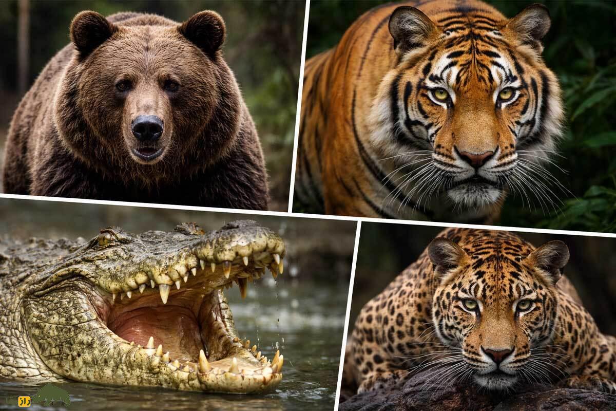 بررسی کامل و شوکه‌کننده آمار حملات خرس قهوه‌ای و پلنگ ایرانی تا تمساح نیل و ببر‌های آدم‌خوار؛ کدام حیوان‌ها گوشت انسان را دوست دارند؟
