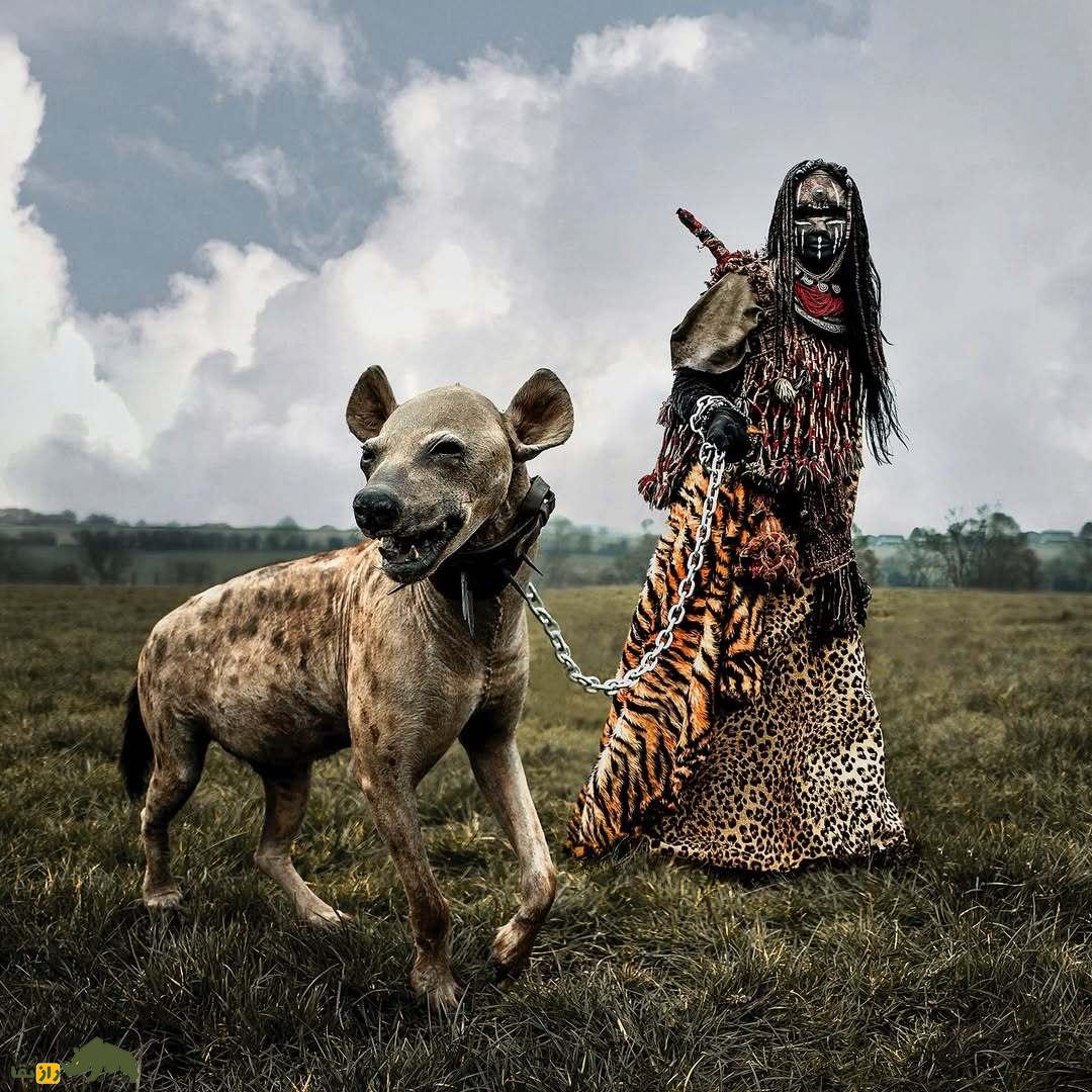 تصاویری از ترسناک‌ترین جادوگر جهان که وحشی حیوان خانگی دنیا را دارد!