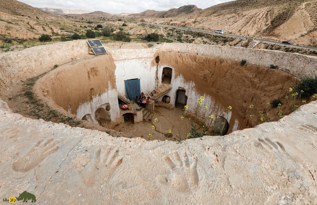 روستای «حادج»؛ روستایی عجیب که مردمانش زیر زمین زندگی می‌کنند و فیلم جنگ ستارگان آنجا ساخته شد