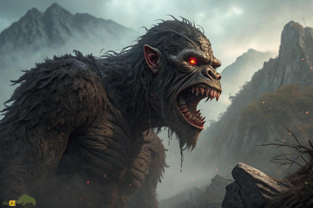 الازنگی؛ موجودی آدمخوار در افسانههای بختیاری با بدنی سیاه و پرمو که شبها به شکار انسان میپردازد الازنگی؛ موجودی آدمخوار در افسانههای بختیاری با بدنی سیاه و پرمو که شبها به شکار انسان میپردازد