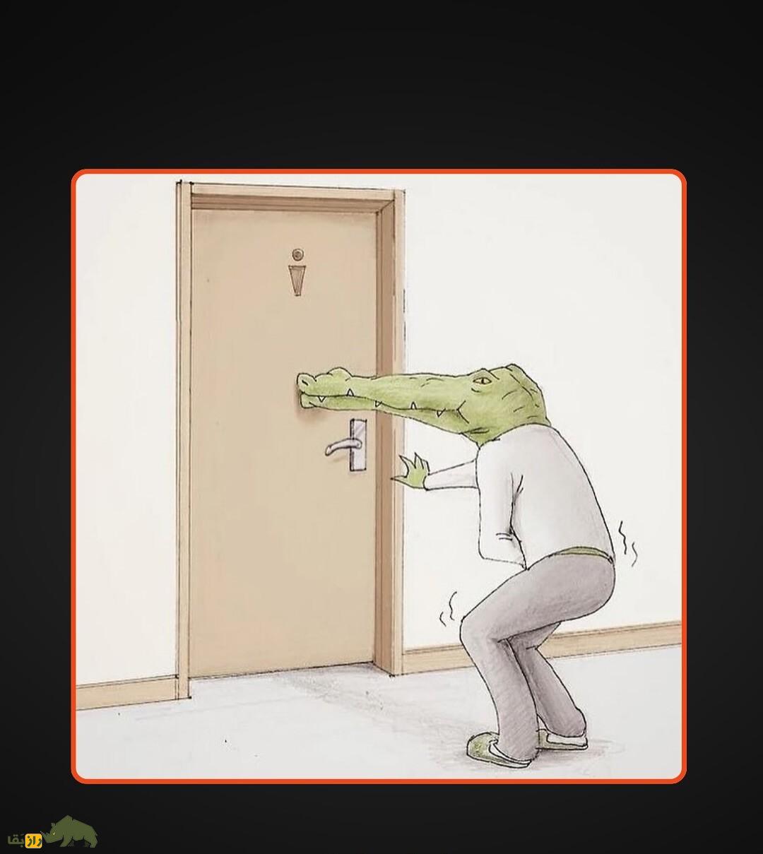 اگر انسان مانند تمساح پوزه داشت چی میشد؟ انسان با پوزه تمساح