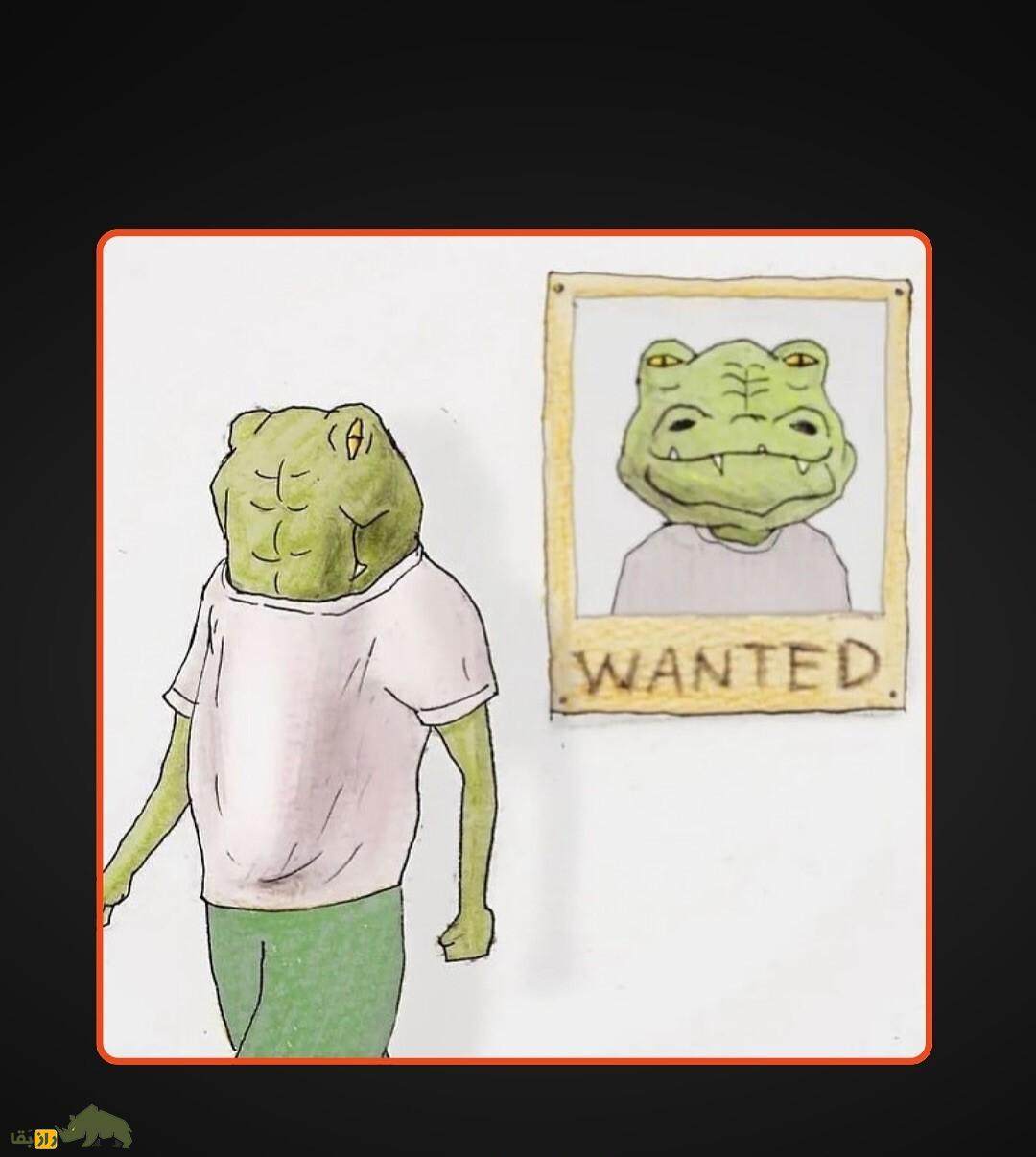 اگر انسان مانند تمساح پوزه داشت چی میشد؟ انسان با پوزه تمساح