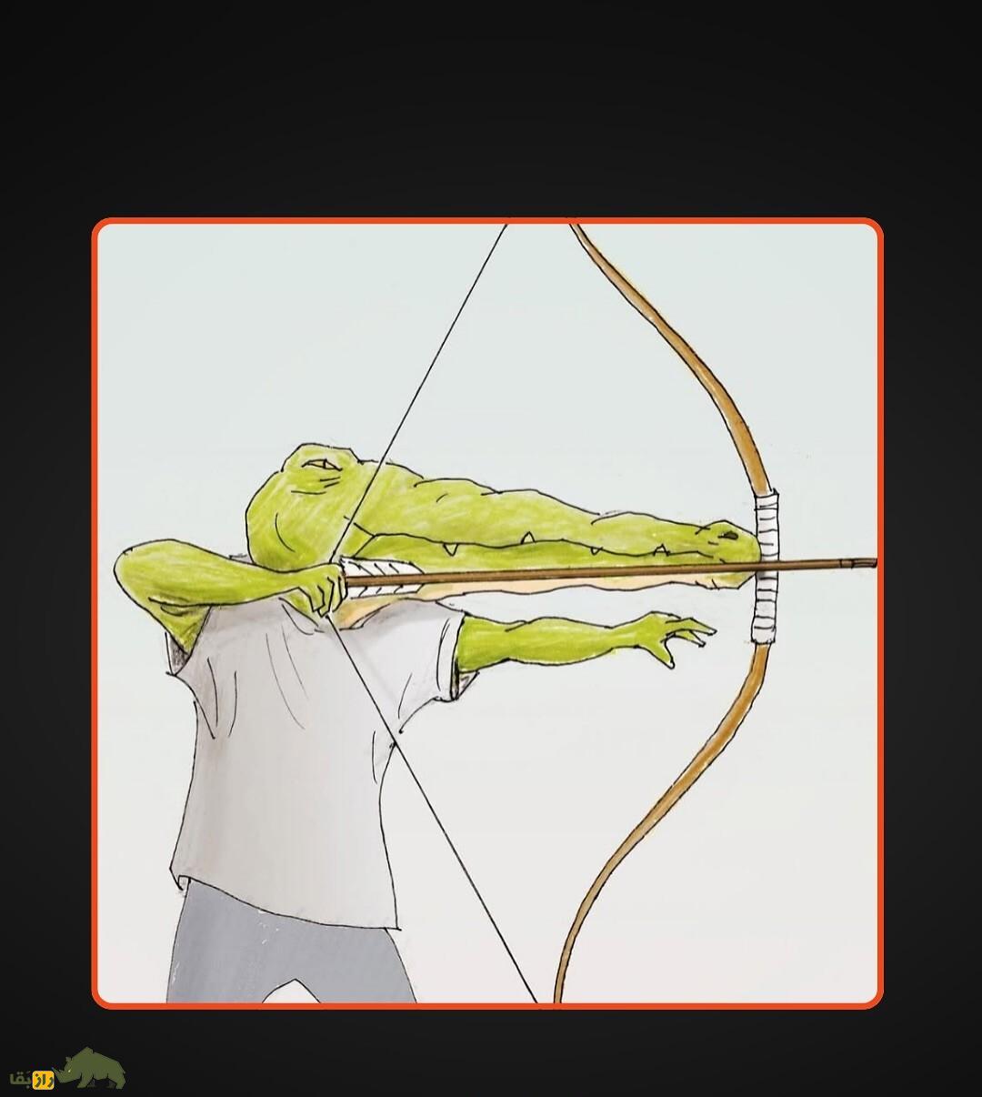 اگر انسان مانند تمساح پوزه داشت چی میشد؟ انسان با پوزه تمساح