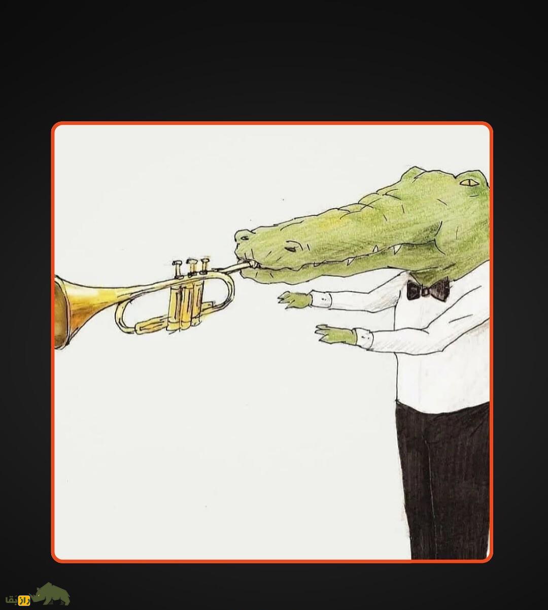 اگر انسان مانند تمساح پوزه داشت چی میشد؟ انسان با پوزه تمساح