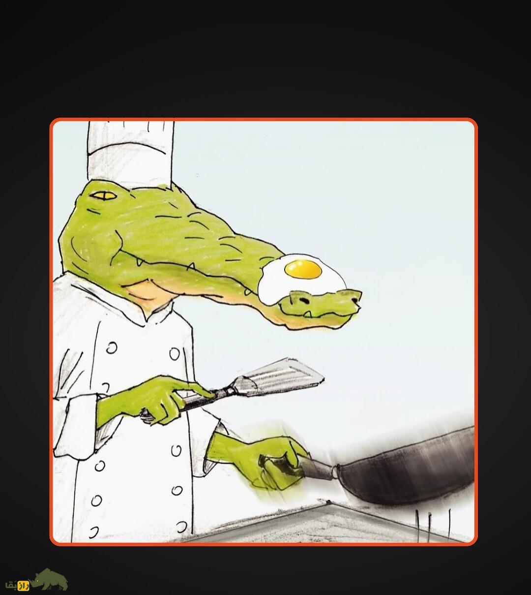 اگر انسان مانند تمساح پوزه داشت چی میشد؟ انسان با پوزه تمساح