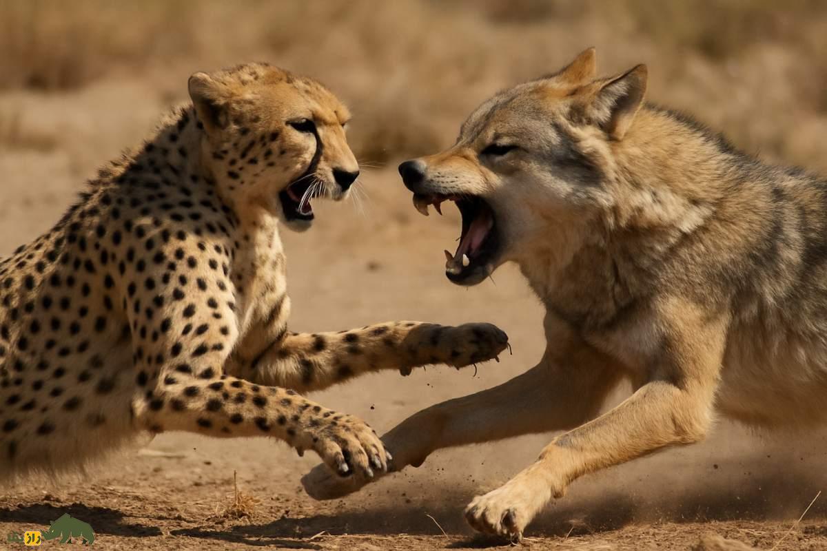 یوزپلنگ آسیایی قویتر است یا گرگ ایرانی و در نبرد تنبهتن کدام برنده خواهد شد؟ یوزپلنگ آسیایی قویتر است یا گرگ ایرانی و در نبرد تنبهتن کدام برنده خواهد شد؟