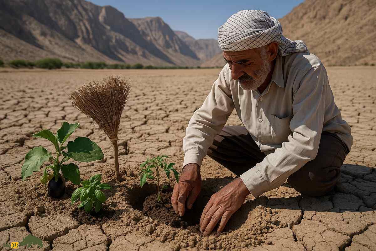 کشت کُرتاچ؛ ابتکار کشاورزان کهگیلویه که توانستند در دل خاک‌های فقیر و شور، سبزی، بادمجان و گوجه پرورش دهند