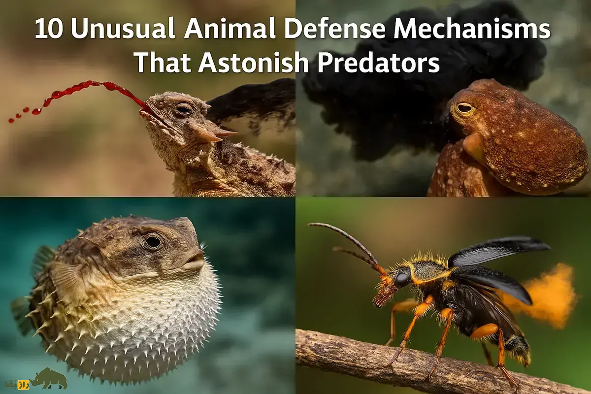 از پرتاب خون تا بمب شیمیایی؛ ۱۰ روش دفاعی عجیب حیوانات که شکارچیان را شگفت‌زده می‌کند