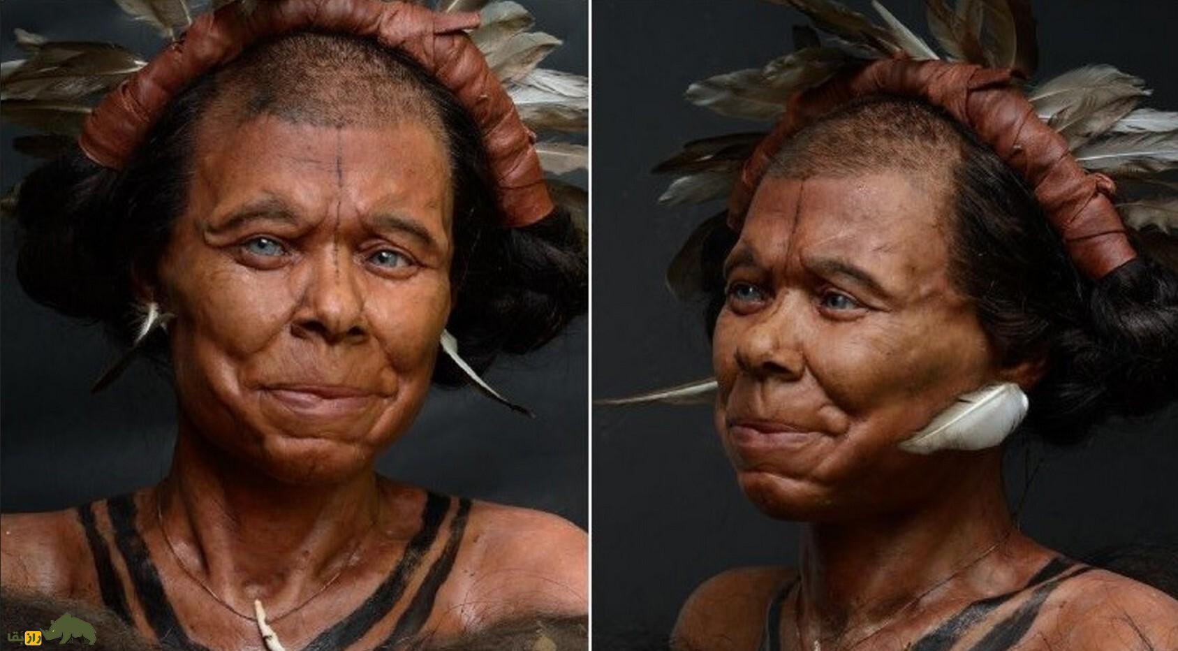 زن شکارچی ۱۰ هزار ساله زنده شد؛ اجداد اروپاییها این شکلی بودند! تصویر بازسازی شده یک زن شکارچی مربوط به 10 هزار سال پیش