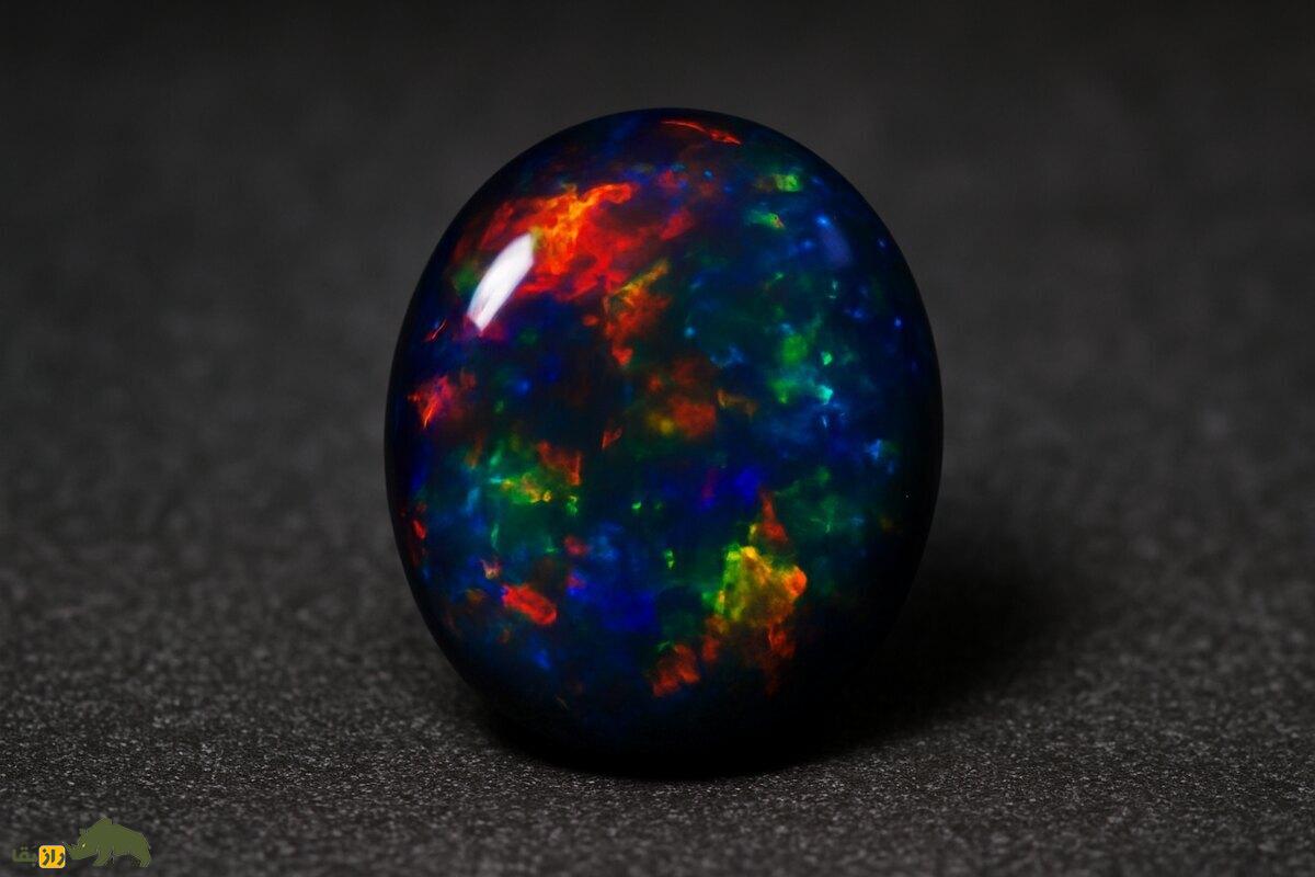 اوپال سیاه؛ سنگ کمیاب و افسانه‌ای که شبیه کهکشانی کوچک می‌درخشد و ارزش هر قیراط آن ۲ میلیارد تومان است