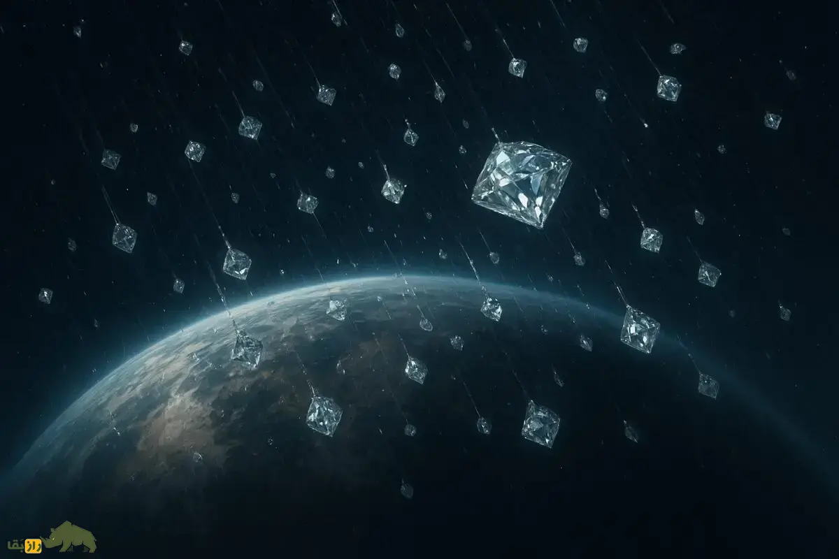 چرا از آسمان برخی سیاره‌ها به جای باران، الماس بر زمین فرو می‌ریزد؟!