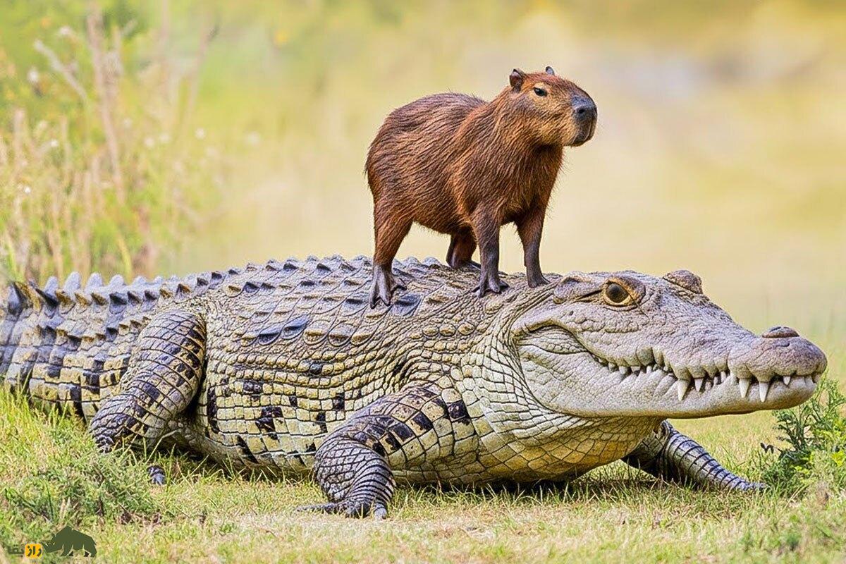چرا کروکودیل‌ «کپی‌بارا‌» را نمی‌خورد؟