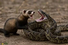 موش خرما قوی‌تر است یا مار پایتون و در نبرد تن‌به‌تن موش خرما و پایتون کدام برنده می‌شود؟