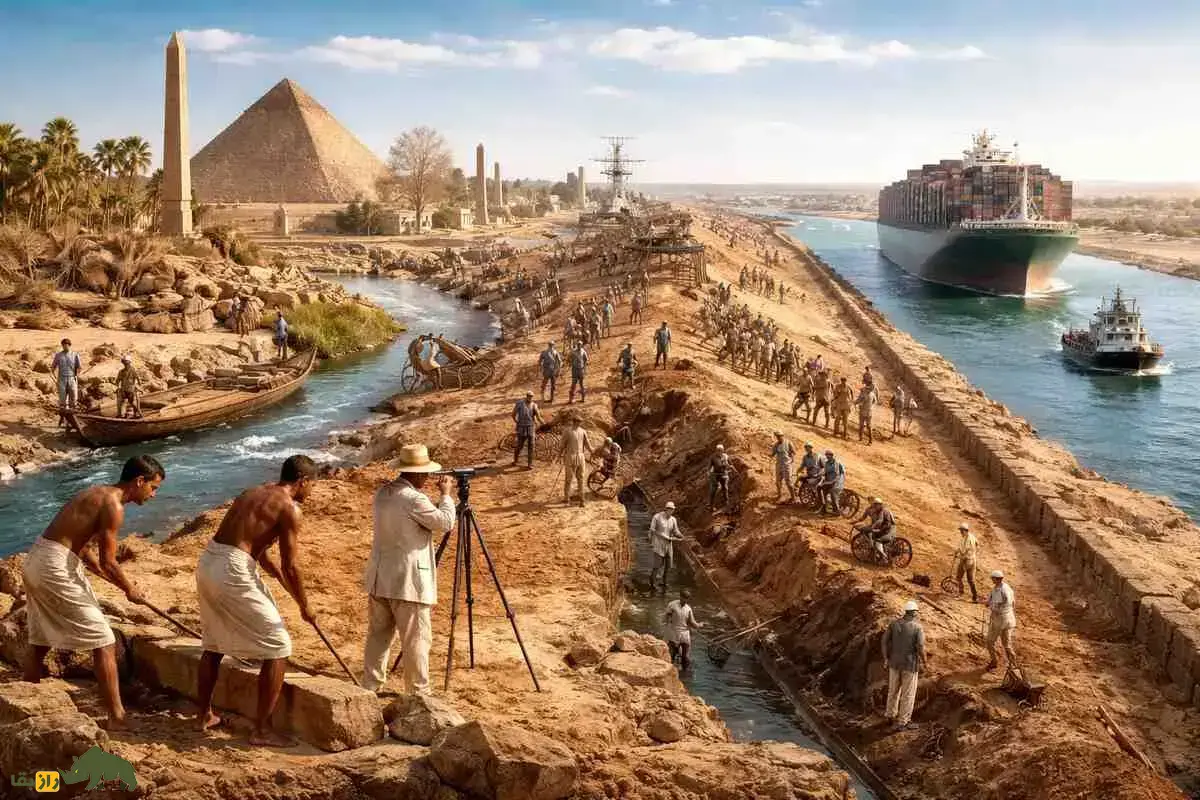 کانال سوئز؛ کانال سوئز کی و چگونه ساخته شد و آیا واقعا داریوش هخامنشی دستور ساخت کانال سوئز را داد؟
