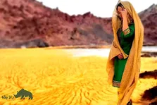 (ویدئو) صحنه‌های حیرت انگیز از تنها رودخانه طلای جهان در جزیره هرمز