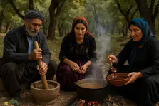 شیره بلوط کردستان؛ سوغاتی کمیاب و مقوی زاگرس با نام محلی «شوکه» که خواص فوق‌العاده‌ای دارد